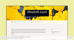 Desktop Screenshot of elizabethlundbooks.com