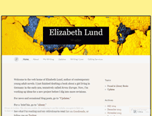 Tablet Screenshot of elizabethlundbooks.com
